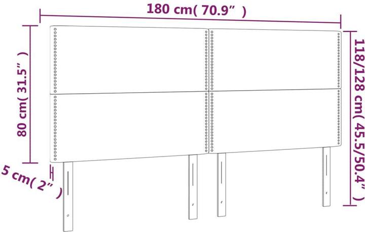 Immagine prodotto VidaXL Messiah (180 x 5 x 128 cm)
