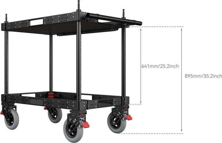 Actual product image SmallRig 36″ Lightweight Video Production Camera Cart
