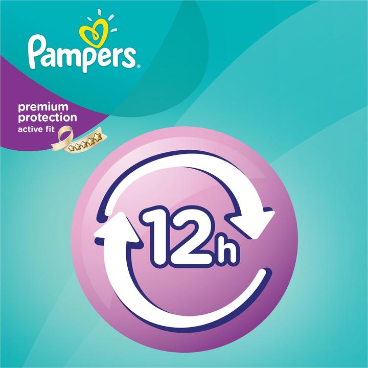 Produktbild Pampers Active Fit (Gr. 4+, Monatsbox, 140 Stück)
