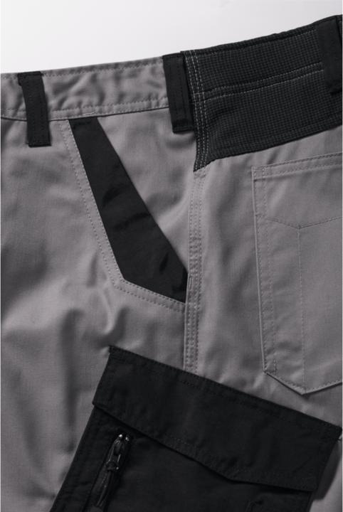 Actual product image Planam Ladies shorts black/blue/zinc XXXL 4XL (4XL)