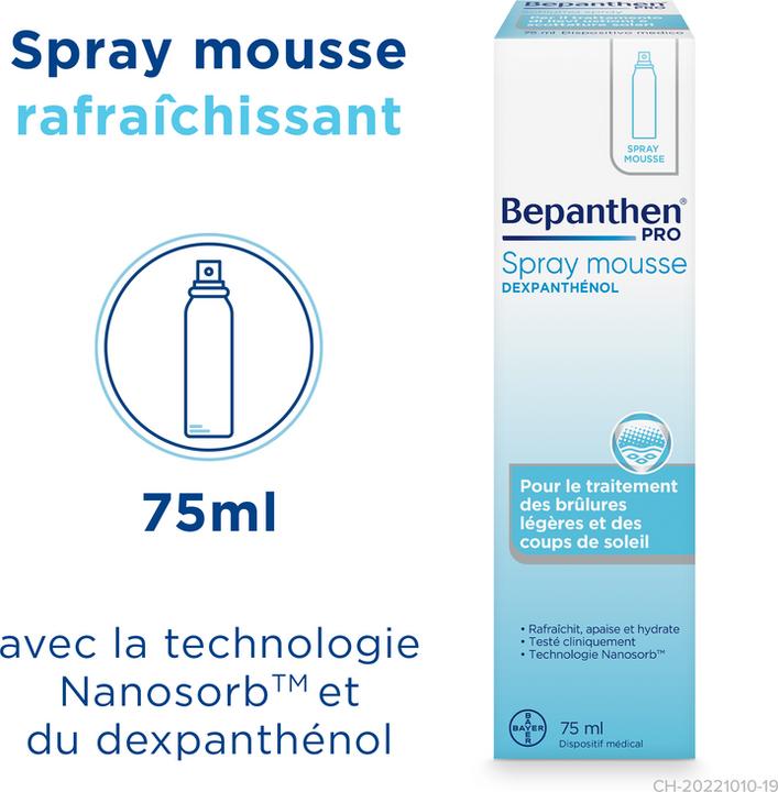 Label énergétique Bepanthen PRO Mousse en spray (75 ml, Mousse)