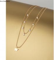 Image du produit Rayher Pendentif étoile en métal, or, 2 pièces (Métal)