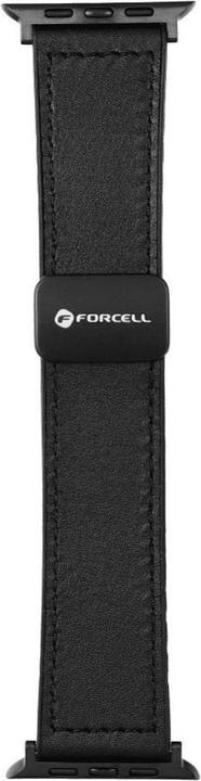 Image du produit Forcell Strap F-DESIGN FA21 eco leather strap for APPLE Watch 38 / 40 / 41 mm black (Eco-cuir)