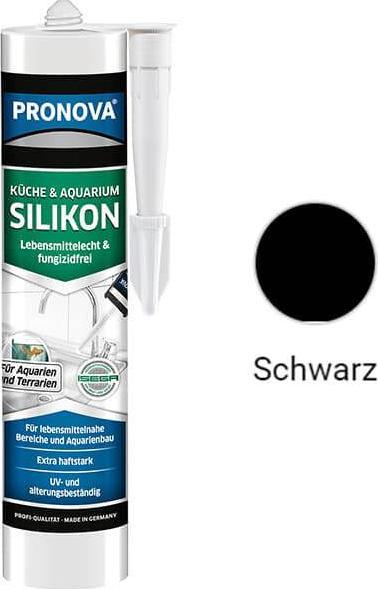 Pronova Küche und Aquariumsilikon (Schwarz, 300 ml)