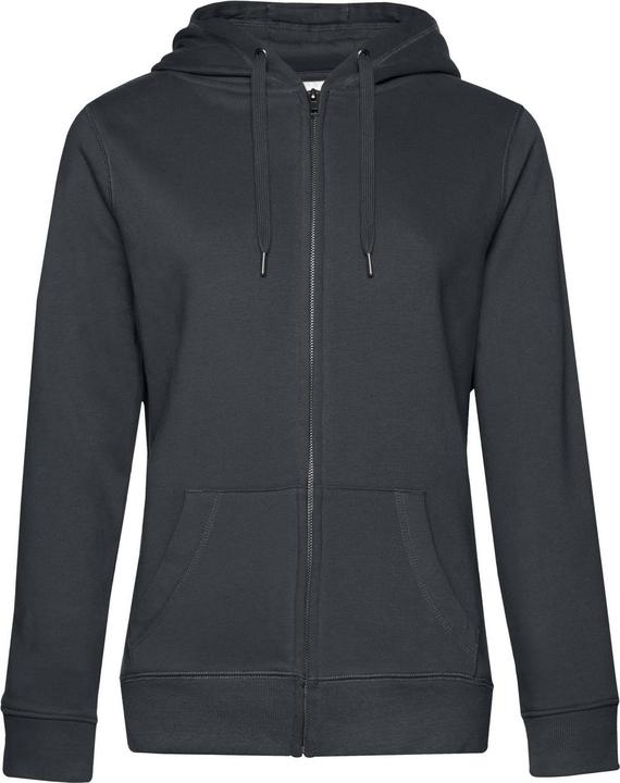 B&C Queen Hoodie mit durchgehendem Reissverschluss
