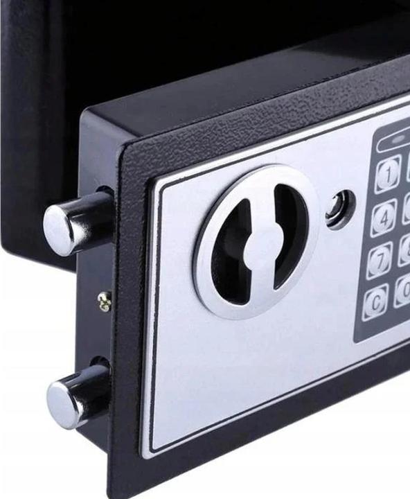 Image du produit Extralink Accueil | Coffre-fort électronique | Cassette blindée avec clé à code numérique