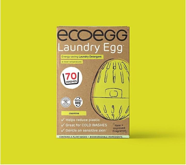Actual product image Ecoegg Washer Jasmine (70 Washing cycles, Laundry beads)