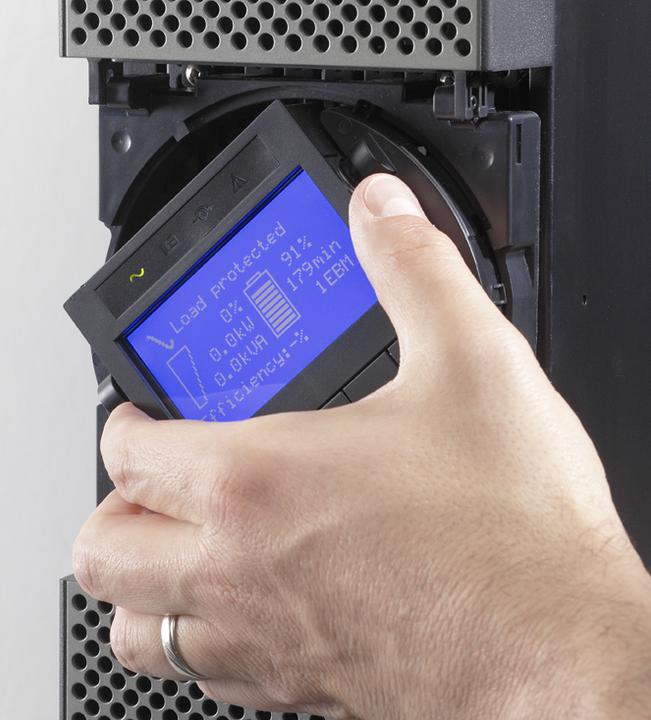 Actual product image Eaton 9PX 2200i RT2U Netpack (2200 VA, 2200 W, Online double converter UPS)