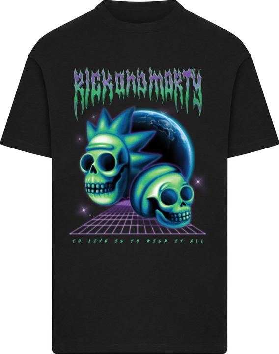 Merchcode Rick & Morty Skull Tee - 199063