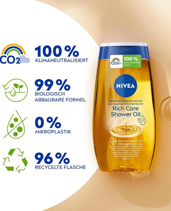 Image du produit NIVEA Huile de douche Natural (200 ml)