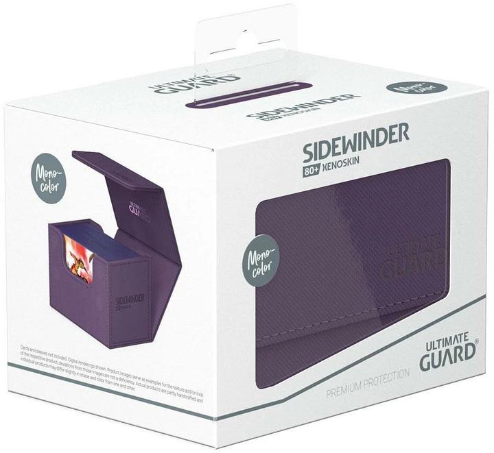 Produktbild Ultimate Guard Kartenbox XenoSkin Sidewinder Monocolor 80+ Violett
