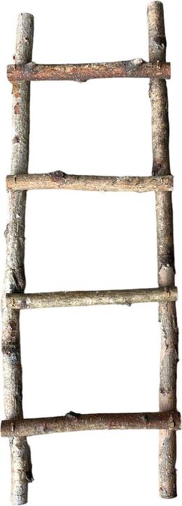 Image du produit Natura Punto Echelle décorative en bois, décoration murale (17 x 50 cm)