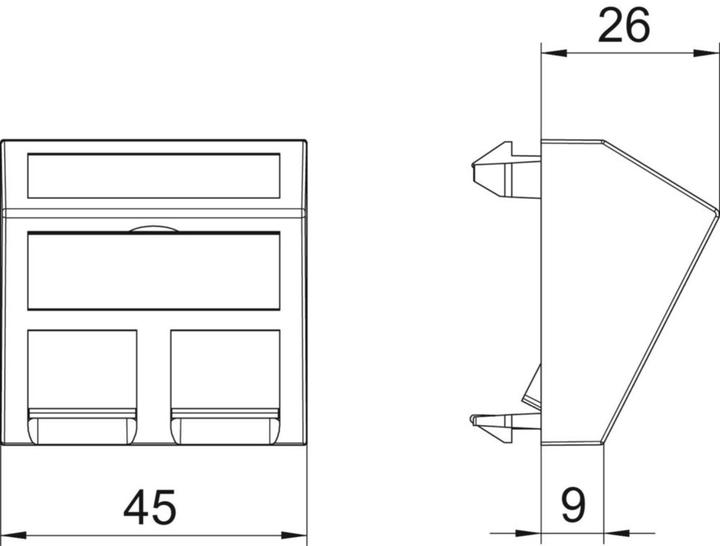 Produktbild OBO Bettermann Datentechnikträger (2.60 cm)