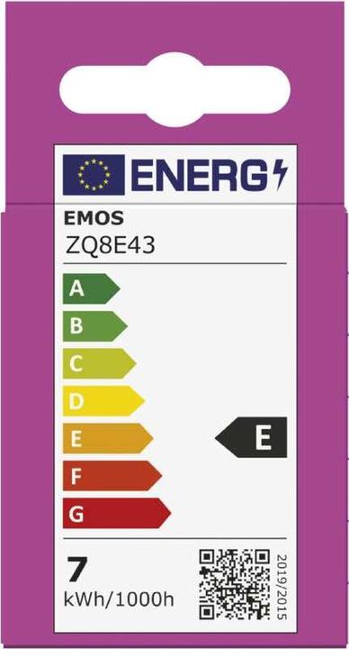 Energie-Label Emos Classic (GU10, 7 W, 806 lm, 1 x, E)