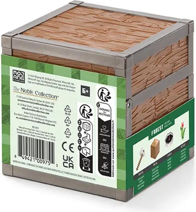 Image du produit Noble Collection Minecraft Loot Chest Forest 10 cm