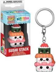 Actual product image Funko Kawaii Foodies Pocket POP! Vinyl Schlüsselanhänger 4 cm Sushi Stack Display (12)
