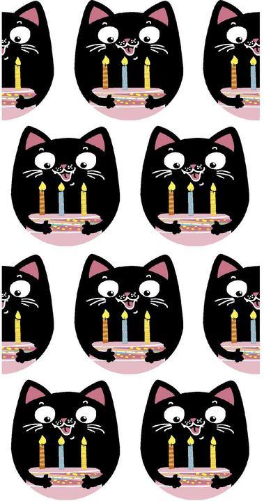 Paper + Design Taschentücher Party Cat 4-lagig, 10 Taschentücher