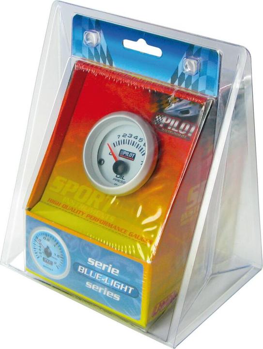 Produktbild Lampa Instrument Öldruck - 52 mm - Blau