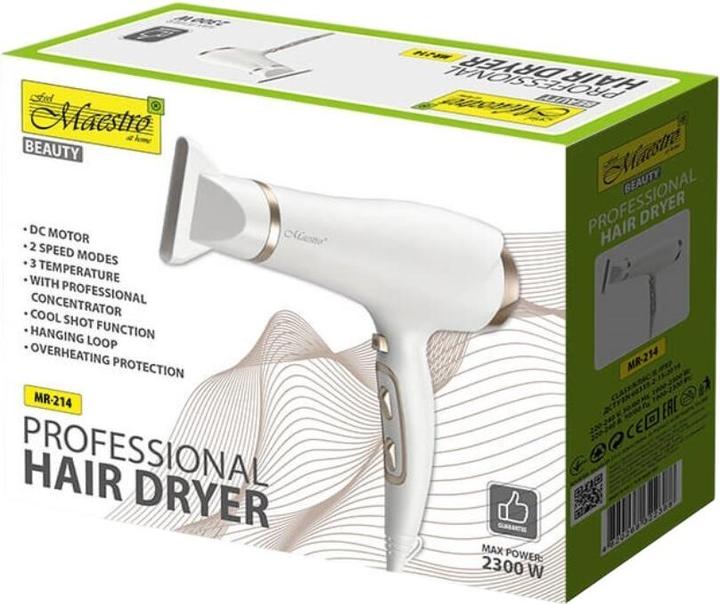 Actual product image Maestro Suszarka do włosów 2300W MR-214