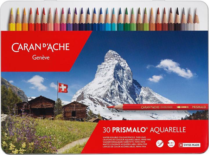 Caran d'Ache Prismalo Aquarelle Metallschachtel (Multicoloured, 30 x)