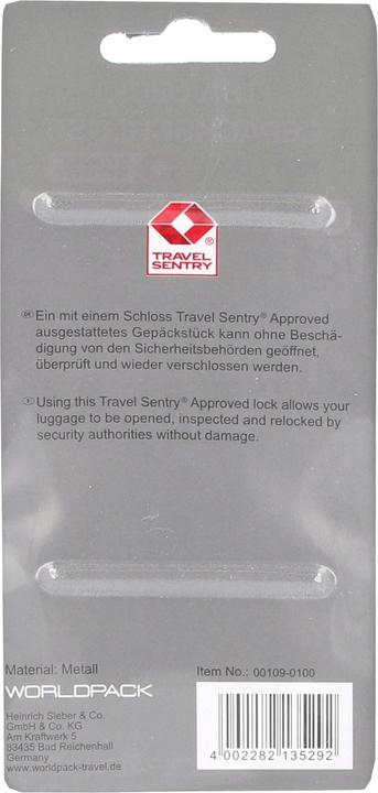 Immagine prodotto Worldpack Accessori da viaggio Blocco bagagli 4 cm