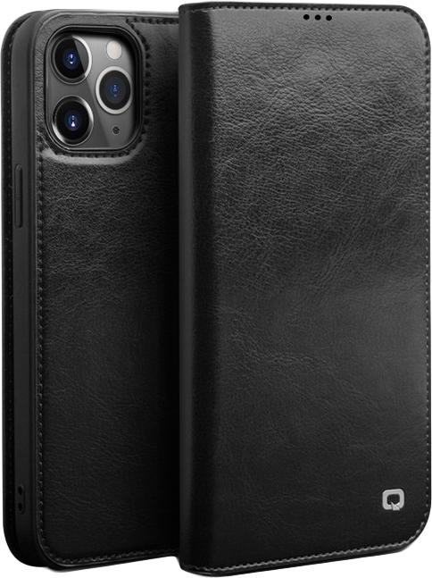 Image du produit QiAlino Fourre Flip cuir véritable (Apple iPhone 12)