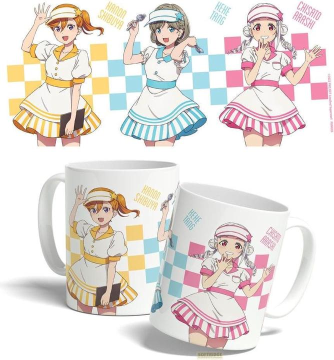 POPbuddies Love Live! Superstar!! Tasse American Diner Kanon, Keke, Chisato 325 ml (325 ml, 1 x)