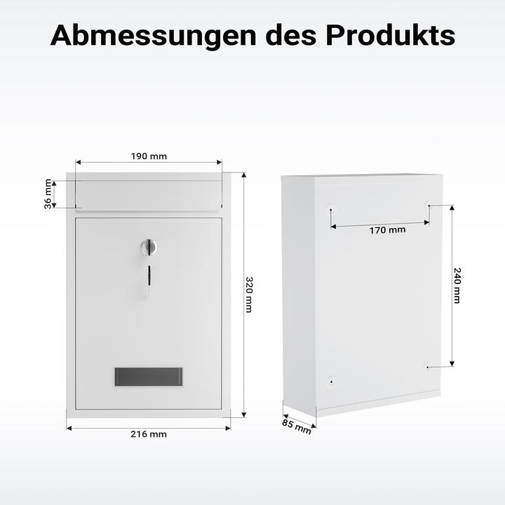 Produktbild Wiltec Briefkasten V11
