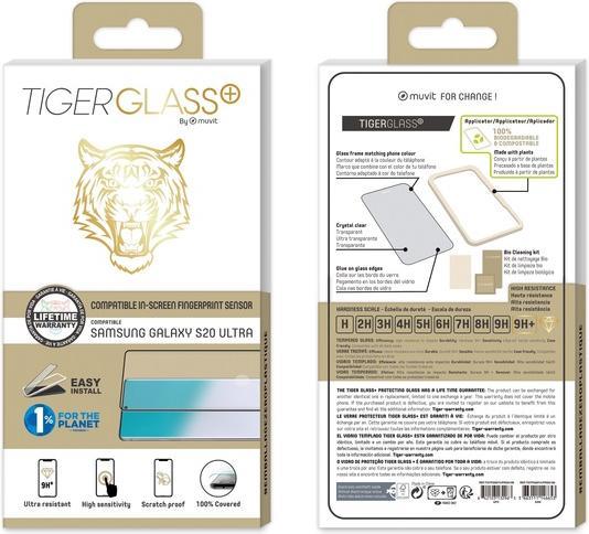 Produktbild Muvit Tiger Glass Plus Verre Trempe Antibacterie: Samsung Galaxy S20ultra/5g (1 Stück, Samsung Galaxy S20 Ultra)