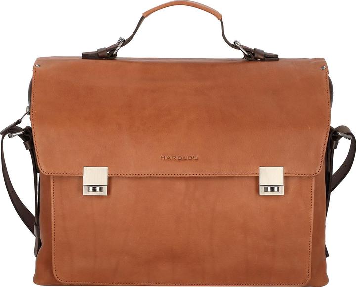 Harolds Ivy Aktentasche Leder 41 cm Laptopfach