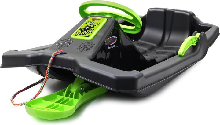 Immagine prodotto Jamara Snow Play Bob Black Devil 84cm nero con volante e freno