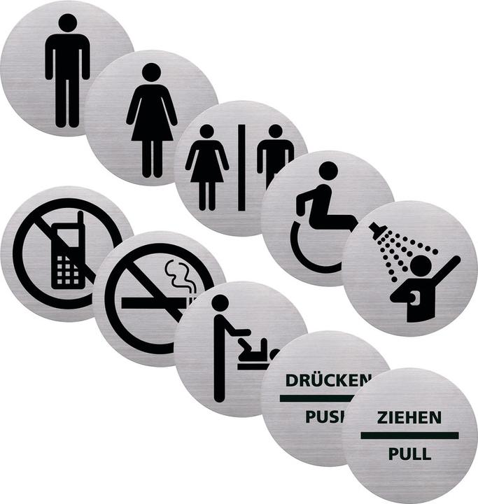 Produktbild Helit Wand-/Tür-Piktogramm the badge