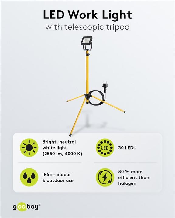 Actual product image Goobay LED construction spotlights (4000 lm)