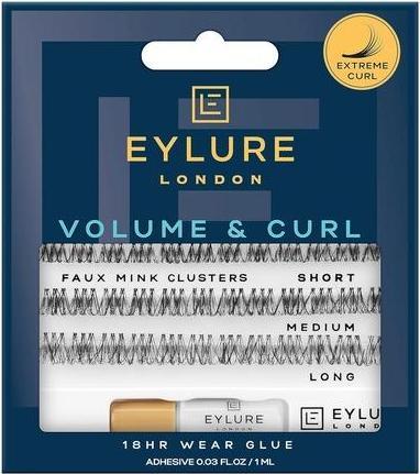 Actual product image Eylure Extreme Curl Clusters 1 Count (Artificial eyelashes)