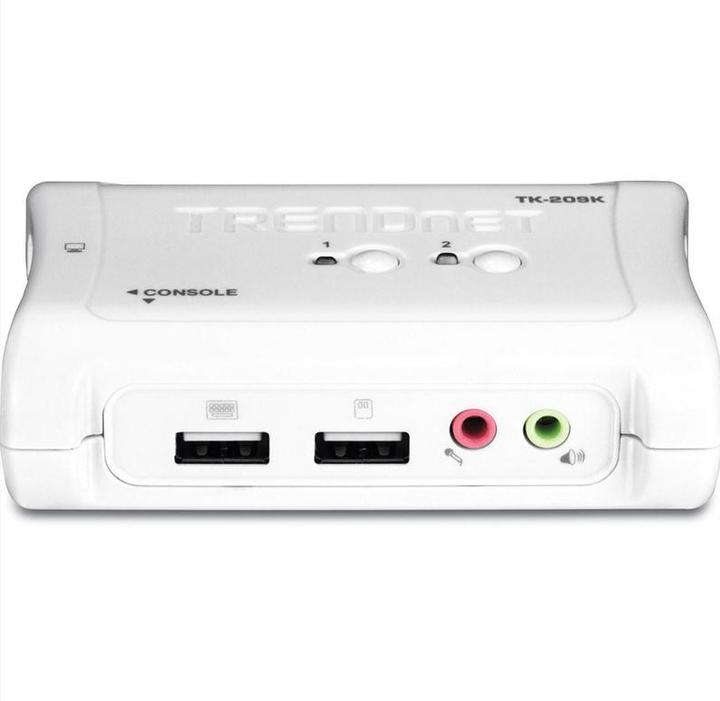 Image du produit Trendnet TK-209K Kit de commutateur KVM USB à 2 voies avec audio