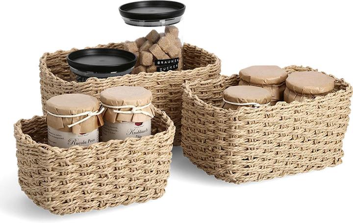 Actual product image Zeller Present Storage basket set (3 x, 24 x 18 x 13 cm)