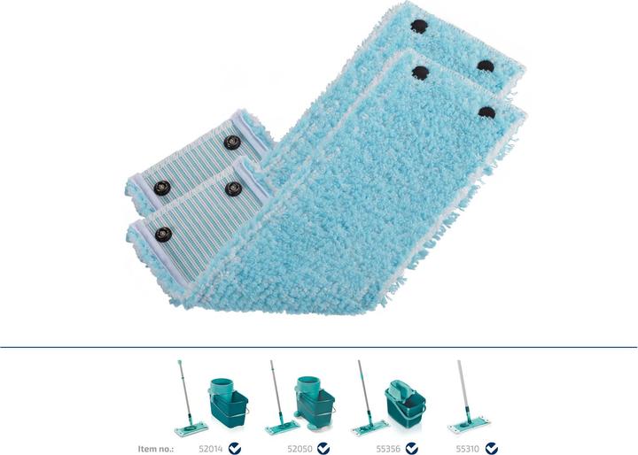 Actual product image Leifheit Housse Clean Twist/Combi M super soft 2 pièces (2 pcs.)
