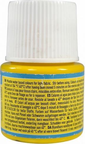 Actual product image Pebeo Setacolor Light Fabrics (Lemon, 45 ml)
