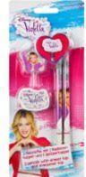 Image du produit Violetta 2 crayons avec gomme et tape-tape (2 x)