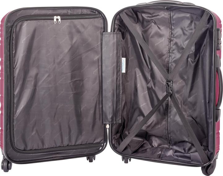 Actual product image Check.In Santiago - 3 piece trolley set berry (194 l, XL (from 140l))