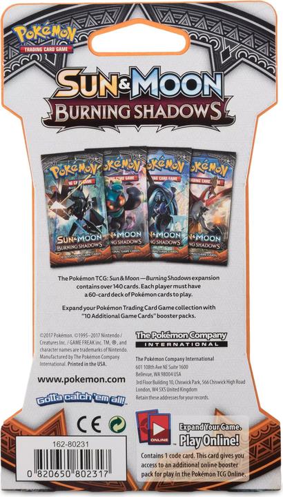 Produktbild Pokémon Burning Shadows (Englisch, Booster Pack)