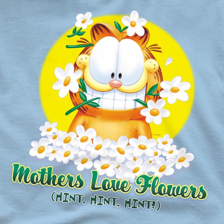 Immagine prodotto Garfield Mothers Love Flowers Maglietta Uomo (XL)