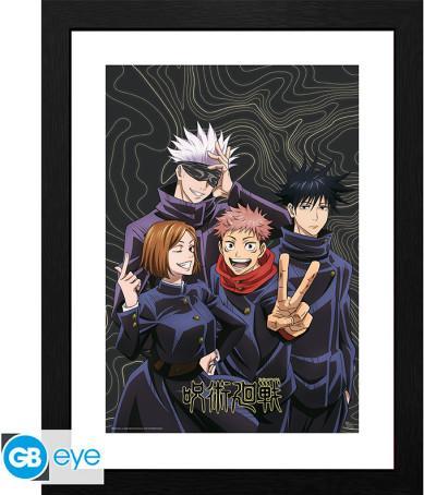 Produktbild GB Eye Jujutsu Kaisen Framed Print: Team picture (30x40)