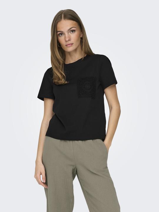 Produktbild JdY Normal geschnitten Rundhals Top T-shirt (L)