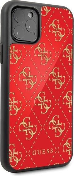 Produktbild Guess Double Layer Glitter 4G für Apple iPhone 11 Pro - red (Apple iPhone 11 Pro)
