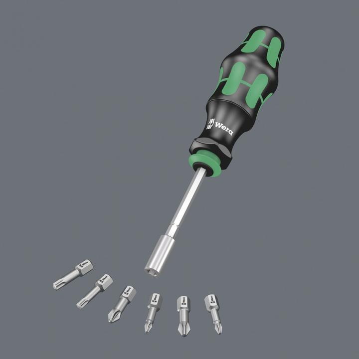 Productafbeelding Wera Kraftform Compact 28 (sleuf 1 x 5,5 x 25 mm, PH2X 25mm, PH1 x 25 mm, sleuf 1,2 x 6,5 x 25 mm, PZ 1 x 25, Pz2x25mm)