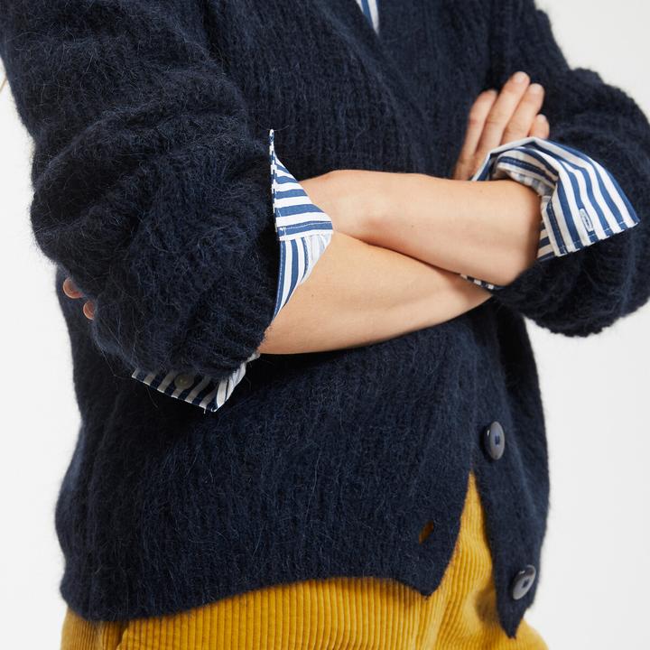 Produktbild La Redoute Collections Strickjacke mit V-Ausschnitt Signature GILDAS (M)