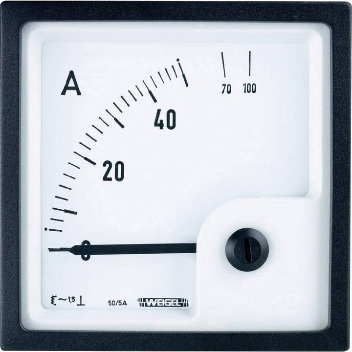 Actual product image Weigel Analog Panelmeter Panelmeter with Moving Iron Movement