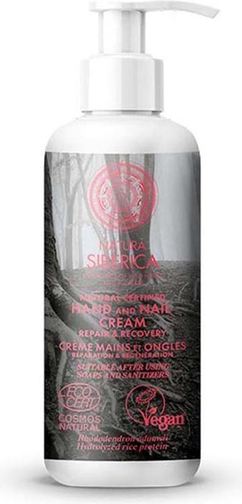 Natura Siberica Zertifizierte Hand- und Nagelcreme Repair & Recovery Rot (250 ml)