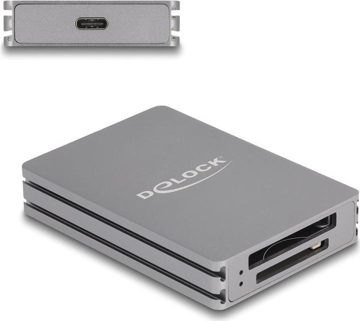Actual product image Delock USB Type-C Card Reader for CFexpress Type A memory cards (USB-C)